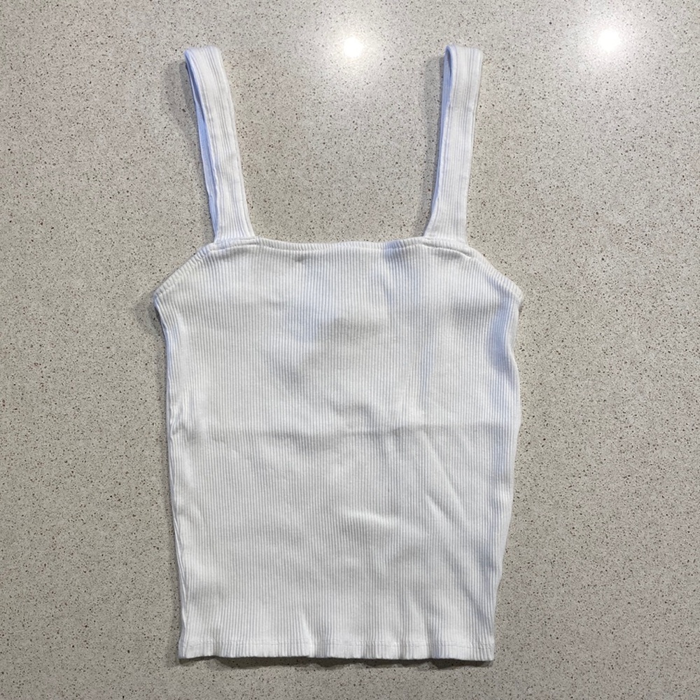 Express One Eleven White Tank Top size XS